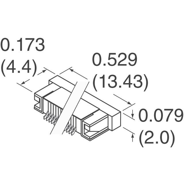 1-1734592-6 TE Connectivity AMP Connectors  FFC FPC (Flat Flexible) Connector Assemblies
